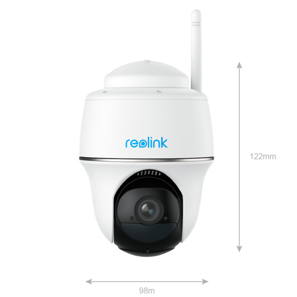 REOLINK RL-ARGUS-B420 Reolink Camara WiFi a Batería - 3MP (2304 x 1296) - IR 10 m - Detección PIR Humanos / Vehículos - Audio Bi (1)