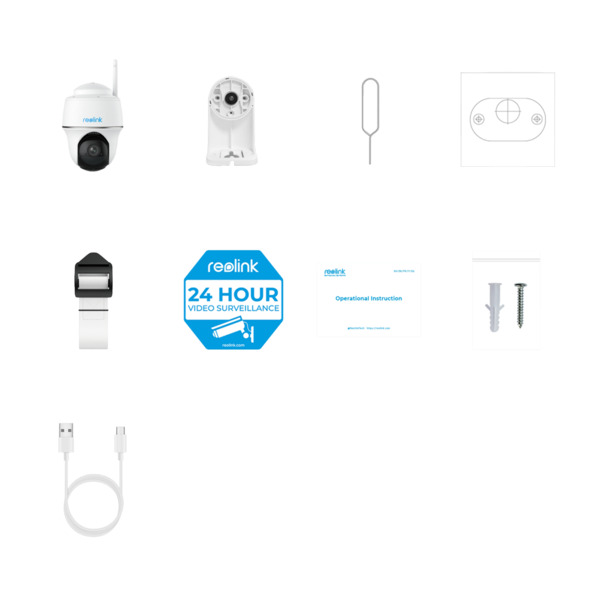 REOLINK RL-ARGUS-B420 Reolink Camara WiFi a Batería - 3MP (2304 x 1296) - IR 10 m - Detección PIR Humanos / Vehículos - Audio Bi (9)