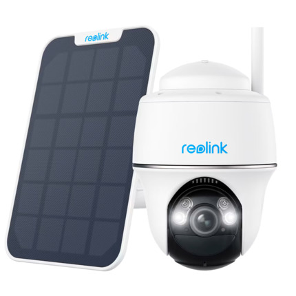 Comprar REOLINK RL-ARGUS-B430-SOLARKIT-W Reolink Camara WiFi  a Batería con Panel Solar - 5MP (2880 x 1616) - IR 10 m / Sirena - Deteccion PIR Humanos / Vehículos / Mascotas - Audio Bidireccional / Ranura MicroSD - Apta para exterior
