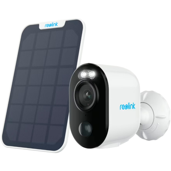REOLINK RL-ARGUS-ECO-B310-SOLARKIT Reolink Camara WiFi a Batería con Panel Solar - 3MP (2304 x 1296) - IR 10 m / Sirena - Detecc