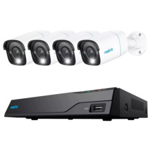 REOLINK RL-NVS8-5MB4 Reolink Kit NVR PoE + 4 camaras 5MP PoE 2TB - 5MP (2880x1616) - Deteccion Humanos / Mascotas / Vehículos -