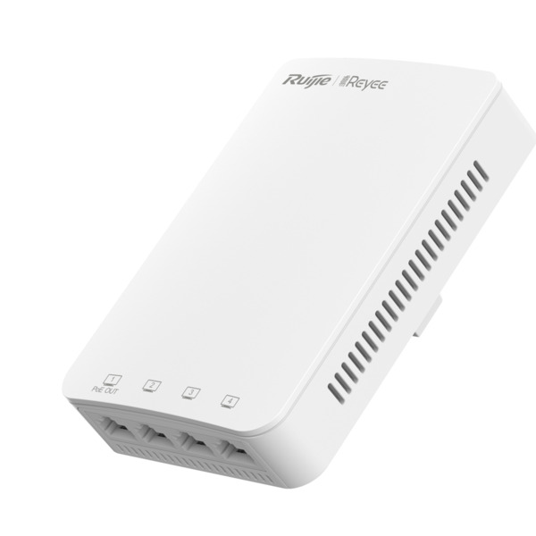 Reyee - AP de Pared  Omnidireccional Wi-Fi 5 - Frecuencia 2.4 y 5 GHz  - Velocidad transmisión hasta 1267 Mbps - Switch Gigabit