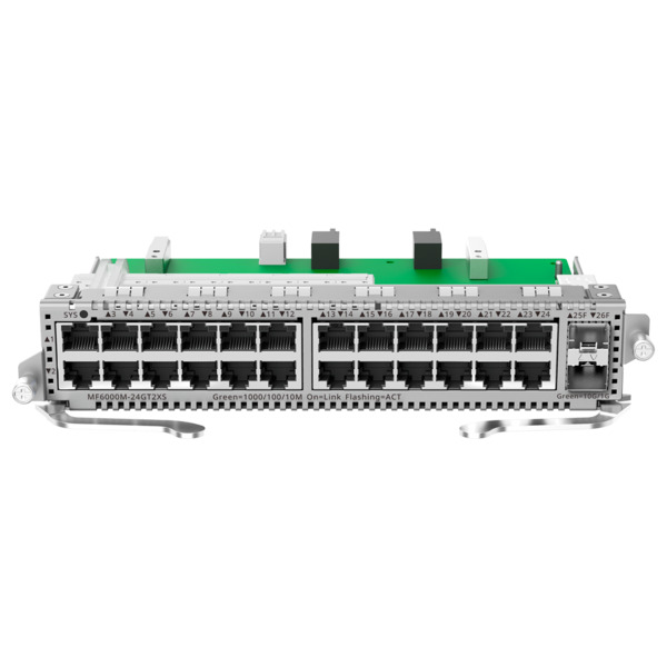 Reyee E-Lighten Line Card - Tarjeta de Interfaces para Switch modular - Compatible con RG-NBF6002M - 24 puertos RJ45 Gigabit + 2