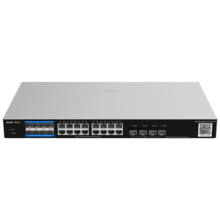 Reyee E-Lighten Switch Cloud Capa 3 - 16 puertos RJ45 Gigabit + 4 puertos SFP+ 10 Gbps - 8 Puertos SFP E-Lighten (PON/Ethernet)