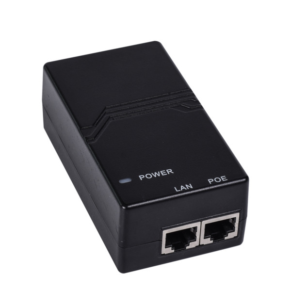 REYEE RG-E-120GE Ruijie - Inyector PoE IEEE802.3af - Puertos RJ45 10/100/1000 Mbps - Potencia 15.4 W - Distancia máxima 100 m - (1)