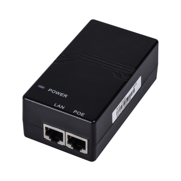 REYEE RG-E-120GE Ruijie - Inyector PoE IEEE802.3af - Puertos RJ45 10/100/1000 Mbps - Potencia 15.4 W - Distancia máxima 100 m -