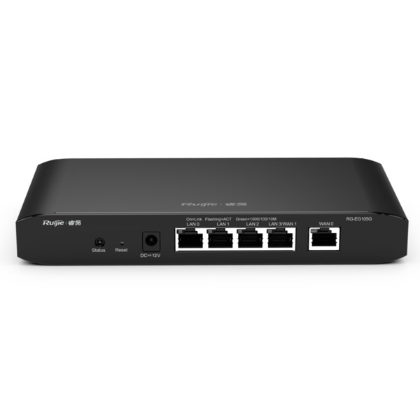 REYEE RG-EG105G Reyee Router Controlador Cloud - 5 Puertos RJ45 10/100 /1000 Mbps - Admite hasta 2 WAN para failover o balanceo