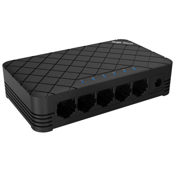 REYEE RG-ES05 Reyee Switch Sobremesa - Carcasa Plástico - 5 puertos RJ45 - Velocidad 10/100 Mbps - Plug and Play - Tecnología ah (1)