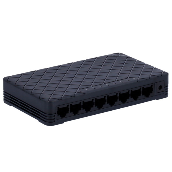 REYEE RG-ES08 Reyee Switch Sobremesa - Carcasa Plástico - 8 puertos RJ45 - Velocidad 10/100 Mbps - Plug and Play - Tecnología ah (1)