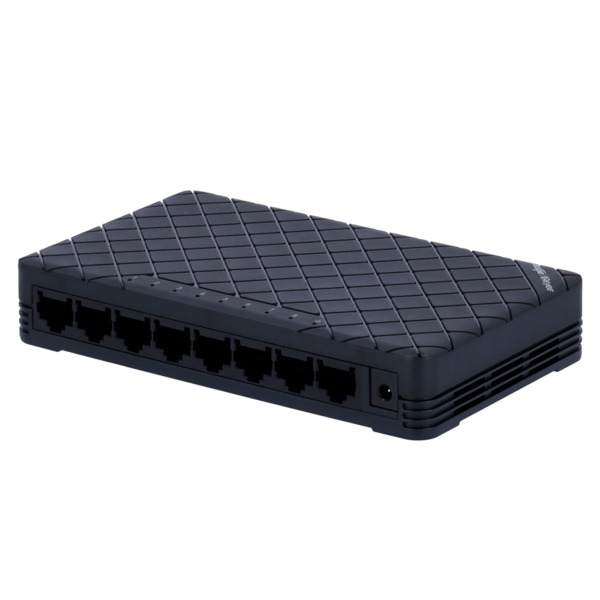 REYEE RG-ES08 Reyee Switch Sobremesa - Carcasa Plástico - 8 puertos RJ45 - Velocidad 10/100 Mbps - Plug and Play - Tecnología ah