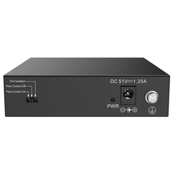 REYEE RG-ES106D-P Reyee Switch PoE Sobremesa - Carcasa Metal - 6 puertos RJ45 10/100 Mbps - 4 Puertos PoE+ 802.3af/at + 2 Puerto (7)