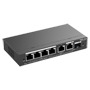 REYEE RG-ES206GS-P Reyee Switch PoE Cloud - 4 Puertos PoE + 2 Puertos  Rj45 + 1 SFP Combo - Velocidad de puertos 10/100/1000 Mbp (6)