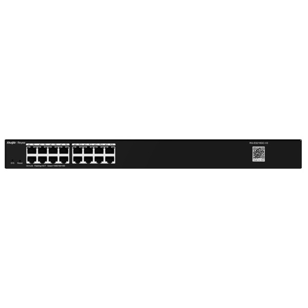 REYEE RG-ES216GC-V2 Reyee Switch Cloud - 16 puertos RJ45 Gigabit - Velocidad de puertos 10/100/1000 Mbps - Plug &amp; Play - VLA (3)