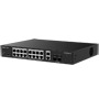 REYEE RG-ES220GS-LP Reyee Switch PoE Cloud Gestionable - 16 PoE 802.3af/at + 2 SFP + 2 uplink RJ45 - 26 RJ45 10/100/1000Mbps + 2 (2)