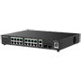 REYEE RG-ES220GS-P Reyee Switch PoE Cloud Gestionable - 16 PoE 802.3af/at + 2 SFP + 2 uplink RJ45 - 18 RJ45 10/100/1000Mbps + 2 (6)