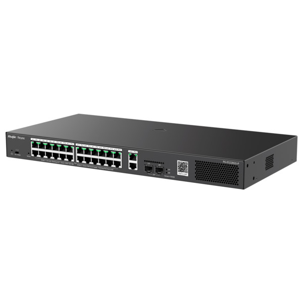 REYEE RG-ES228GS-P Reyee Switch PoE Cloud Gestionable - 24 PoE 802.3af/at + 2 SFP + 2 uplink RJ45 - 26 RJ45 10/100/1000Mbps + 2 (1)