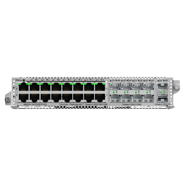 REYEE RG-M6000-16SFP8GT2XS Reyee - Tarjeta de Interfaces para Switch modular - Compatible con RG-NBS6002 - 16 Puertos SFP Gigabi (1)