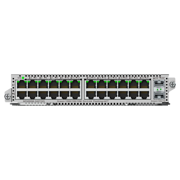 REYEE RG-MF6000M-24GT2XS Reyee E-Lighten Line Card - Tarjeta de Interfaces para Switch modular - Compatible con RG-NBF6002M - 24 (1)