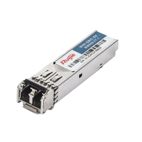REYEE RG-MINI-GBIC-SX-MM850 Ruijie Módulo transceptor SFP - Longitud de Onda 850 nm - Fibra multimodo - Conector LC dúplex - Máx