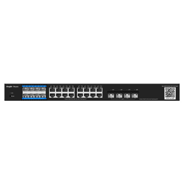 REYEE RG-NBF5200M-8FS16GT4XS Reyee E-Lighten Switch Cloud Capa 3 - 16 puertos RJ45 Gigabit + 4 puertos SFP+ 10 Gbps - 8 Puertos (5)