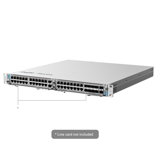 REYEE RG-NBF6002M Reyee E-Lighten Switch Modular de Chasis Capa 3 - 2 Slot de Expansión (Tamaño total de 1U) - Hasta 16 Puertos (1)