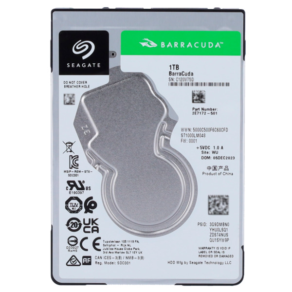 REYEE RG-NBR-HDD-1T-OEM Disco duro Compatible Ruijie - Capacidad 1 TB - Modelo de 2.5&quot; - Interfaz SATA  - Compatible con se (1)