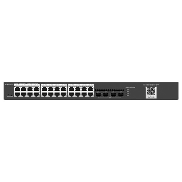 REYEE RG-NBS3100-24GT4SFP Reyee Switch Cloud Capa 2 - 24 puertos RJ45 Gigabit - 4 SFP Gigabit - Static LAG/DHCP Snoop/IGMP Snoop (1)