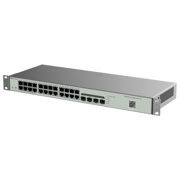REYEE RG-NBS3100-24GT4SFP-V2 Reyee Switch Cloud Capa 2 - 24 puertos RJ45 Gigabit - 4 SFP Gigabit - Static LAG/DHCP Snoop/IGMP Sn (1)