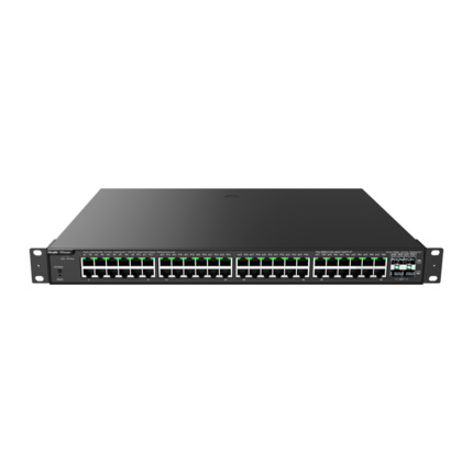 Comprar REYEE RG-NBS3100-48GT4SFP-P Reyee Switch PoE Cloud Capa 2 - 48 puertos PoE Gigabit + 4 SFP Gigabit - 30W por puerto 802.3af/at  / Máximo 370W - Static LAG/DHCP Snoop/IGMP Snoop/Port Mirror - VLAN/Port Isolation/STP/RSTP/ACL/QoS/LACP/SNMP - Enrack