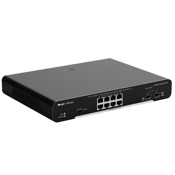 REYEE RG-NBS3100-8GT2SFP-P Reyee Switch PoE Cloud Capa 2 - 8 puertos PoE+ Gigabit+ 2 SFP Gigabit - 30W por puerto 802.3af/at / M (5)