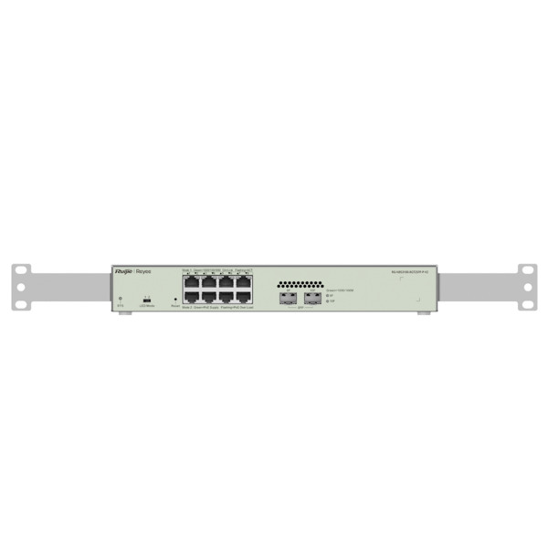 REYEE RG-NBS3100-8GT2SFP-P-V2 Reyee Switch PoE Cloud Capa 2 - 8 puertos PoE+ Gigabit+ 2 SFP Gigabit - 30W por puerto 802.3af/at (1)