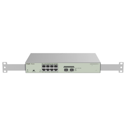 Comprar REYEE RG-NBS3100-8GT2SFP-P-V2 Reyee Switch PoE Cloud Capa 2 - 8 puertos PoE+ Gigabit+ 2 SFP Gigabit - 30W por puerto 802.3af/at / Máximo 125W - Static LAG/DHCP Snoop/IGMP Snoop/Port Mirror - VLAN/Port Isolation/STP/RSTP/ACL/QoS/LACP/SNMP - Enrack
