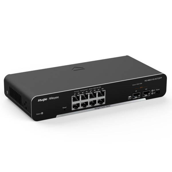 REYEE RG-NBS3100-8GT2SFP Reyee Switch Cloud Capa 2 - 8 puertos Gigabit+ 2 SFP Gigabit - Velocidad 10/100/1000 Mbps - Static LAG/ (3)