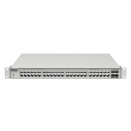 Comprar REYEE RG-NBS3200-48GT4XS-P Reyee Switch PoE Cloud Gestionable L2+ - 48 puertos PoE + 4 SFP+ - 48 10/100/1000Mbps + 4 SFP+ 10Gb - 30 W por puerto 802.3af/at / Máximo 370W - VLAN/Port Isolation/STP/RSTP/ACL/QoS - Static LAG/DHCP Snoop/IGMP Snoop/Po