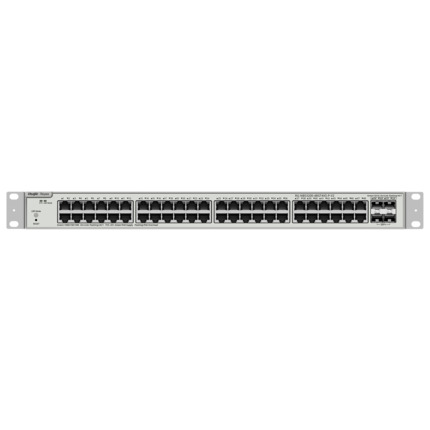Comprar REYEE RG-NBS3200-48GT4XS-P-V2 Reyee Switch PoE Cloud Gestionable L2+ - 48 puertos PoE + 4 SFP+ - 48 10/100/1000Mbps + 4 SFP+ 10Gb - 30 W por puerto 802.3af/at / Máximo 370W - VLAN/Port Isolation/STP/RSTP/ACL/QoS - Static LAG/DHCP Snoop/IGMP Snoop