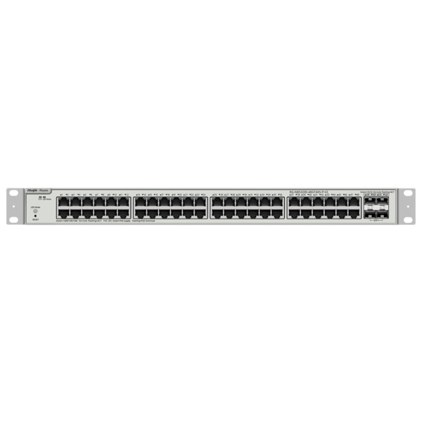 REYEE RG-NBS3200-48GT4XS-P-V2 Reyee Switch PoE Cloud Gestionable L2+ - 48 puertos PoE + 4 SFP+ - 48 10/100/1000Mbps + 4 SFP+ 10G