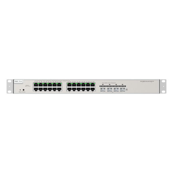 REYEE RG-NBS5100-24GT4SFP-P Reyee Switch PoE Cloud Capa 3 - 24 puertos PoE RJ45 Gigabit + 4 SFP Gigabit - 30W por puerto 802.3af (1)