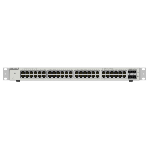 REYEE RG-NBS5100-48GT4SFP Reyee Switch Cloud Capa 3 - 48 puertos RJ45 Gigabit - 4 puertos SFP Gigabit - Static LAG/DHCP Snoop/IG (1)