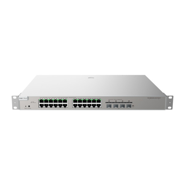 REYEE RG-NBS5200-24GT4XS-P Reyee Switch PoE Cloud Capa 3 - 24 puertos PoE RJ45 Gigabit + 4 SFP+ 10Gb - 30W por puerto 802.3af/at