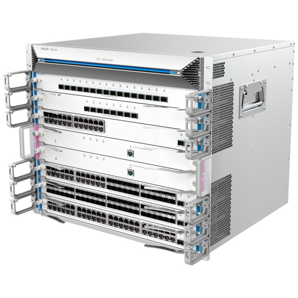 REYEE RG-NBS7006 Reyee Switch Modular de Chasis L3 - 6 Slot de Expansión (Tamaño total de 9U) - Hasta 288 puertos GE / 288 SFP G