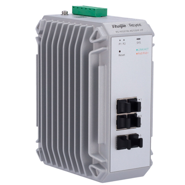 REYEE RG-NIS3100-4GT2SFP-HP Reyee Switch Industrial PoE Cloud Capa 2 - 4 puertos PoE+ Gigabit + 2 puertos SFP Gigabit - 30W por (3)