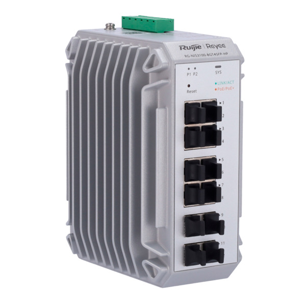 REYEE RG-NIS3100-8GT4SFP-HP Reyee Switch Industrial PoE Cloud Capa 2 - 8 puertos PoE+ Gigabit + 4 puertos SFP Gigabit - 30W por (3)