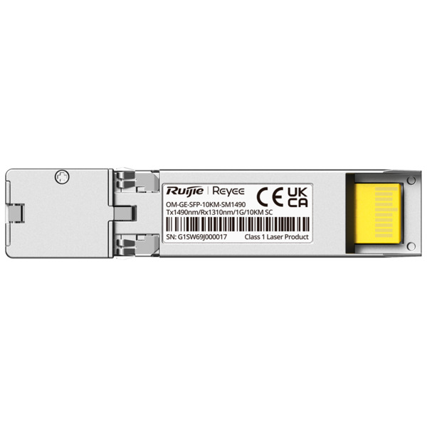 REYEE RG-OM-GE-SFP-10KM-SM1490 Reyee Módulo transceptor e-Lighten - SFP Splitting PON  - Conector SC - Tx 1480 nm a 1500 nm / Rx (5)
