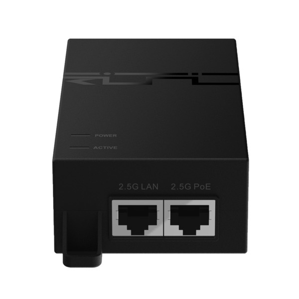 REYEE RG-POE-50-60W-MG Ruijie - Inyector Hi-PoE IEEE802.3bt - Puertos RJ45 MultiGigabit 10/100/1000/2500 Mbps - Potencia 60 W - (1)