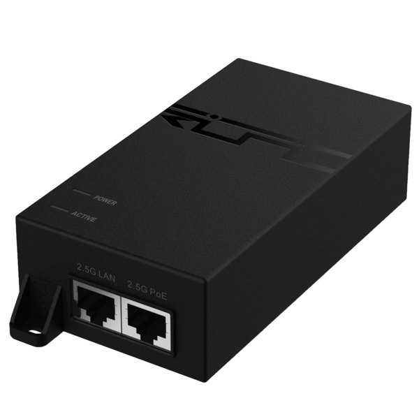 REYEE RG-POE-50-60W-MG Ruijie - Inyector Hi-PoE IEEE802.3bt - Puertos RJ45 MultiGigabit 10/100/1000/2500 Mbps - Potencia 60 W -