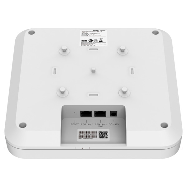 REYEE RG-RAP2260(H) Reyee - AP Omnidireccional Wi-Fi 6 Alta Densidad - Frecuencia 2.4 y 5 GHz  - Soporta 802.11a/b/g/n/ac/ax - V (1)