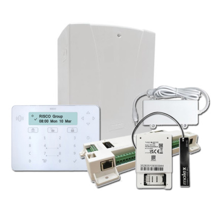 Comprar RISCO Adecuación G2 2G Kit LightSYS de Adecuación a Grado 2. Placa principal + Teclado táctil + Módulo GSM 2G + Fuente alimentación + Caja RISCO