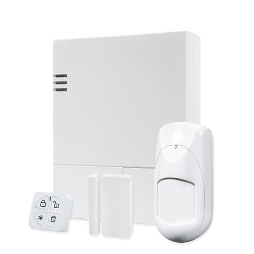 RISCO AIR RW432P801EUA Kit físico de LightSYS Air. Grado 2, Contiene: Central LightSYS Air Wi-Fi e IP ,módulo 4G, detector PIR a