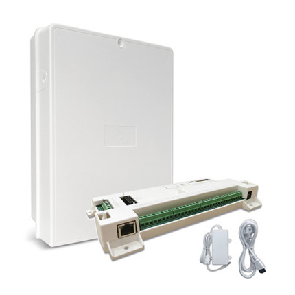 Comprar KIT-BOX-G3-LIGHTSYSP Kit LightSYS+ Grado 3 compuesto de panel LightSYS +, caja de policarbonato grande y fuente de alimentación de 2,5 A.