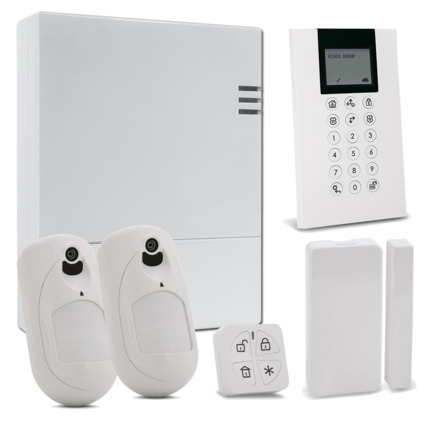 Comprar RISCO KIT_LIGHTSYS_AIR_D Kit de LightSYS Air con módulo 4G + 2 x PIR cámara + Contacto + Mando + Teclado
